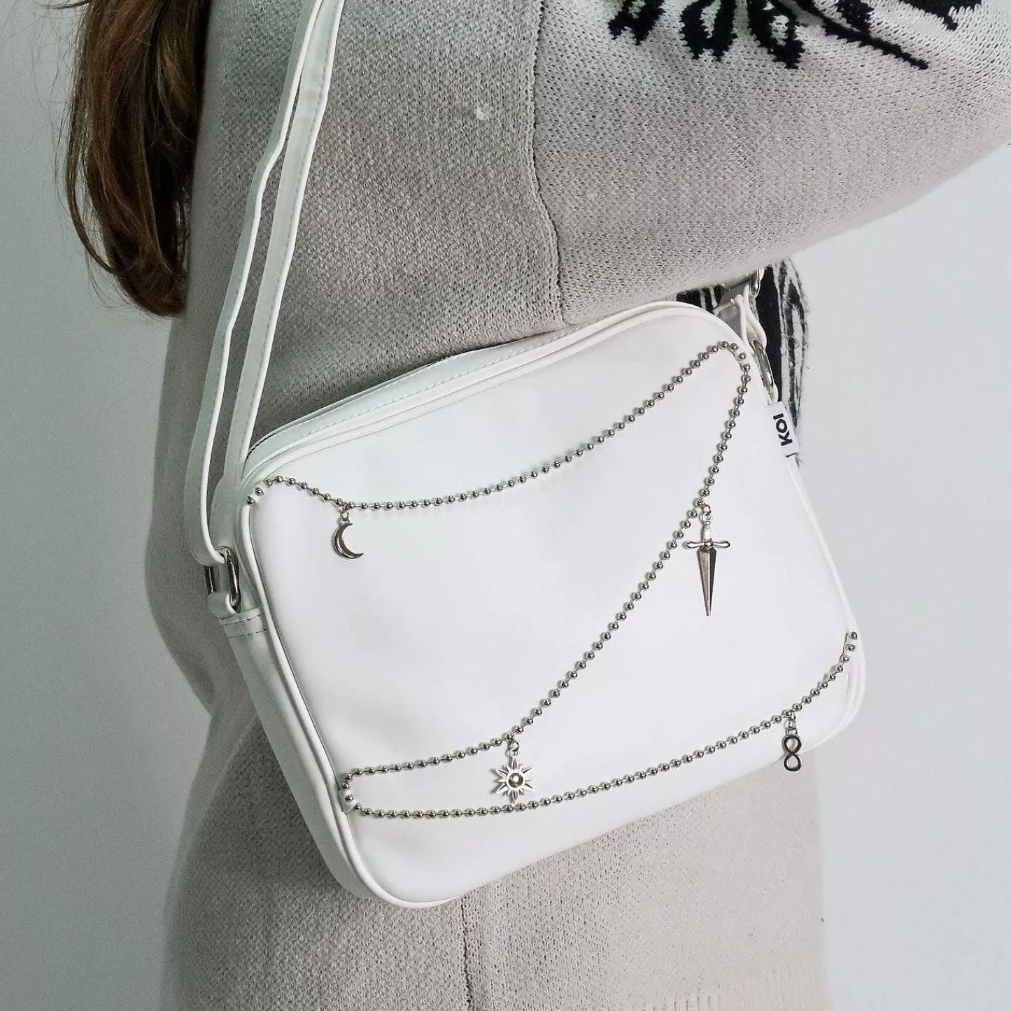Flash Sale Biala Torba Na Ramie Jinx Mystic Charm Damskie Torby