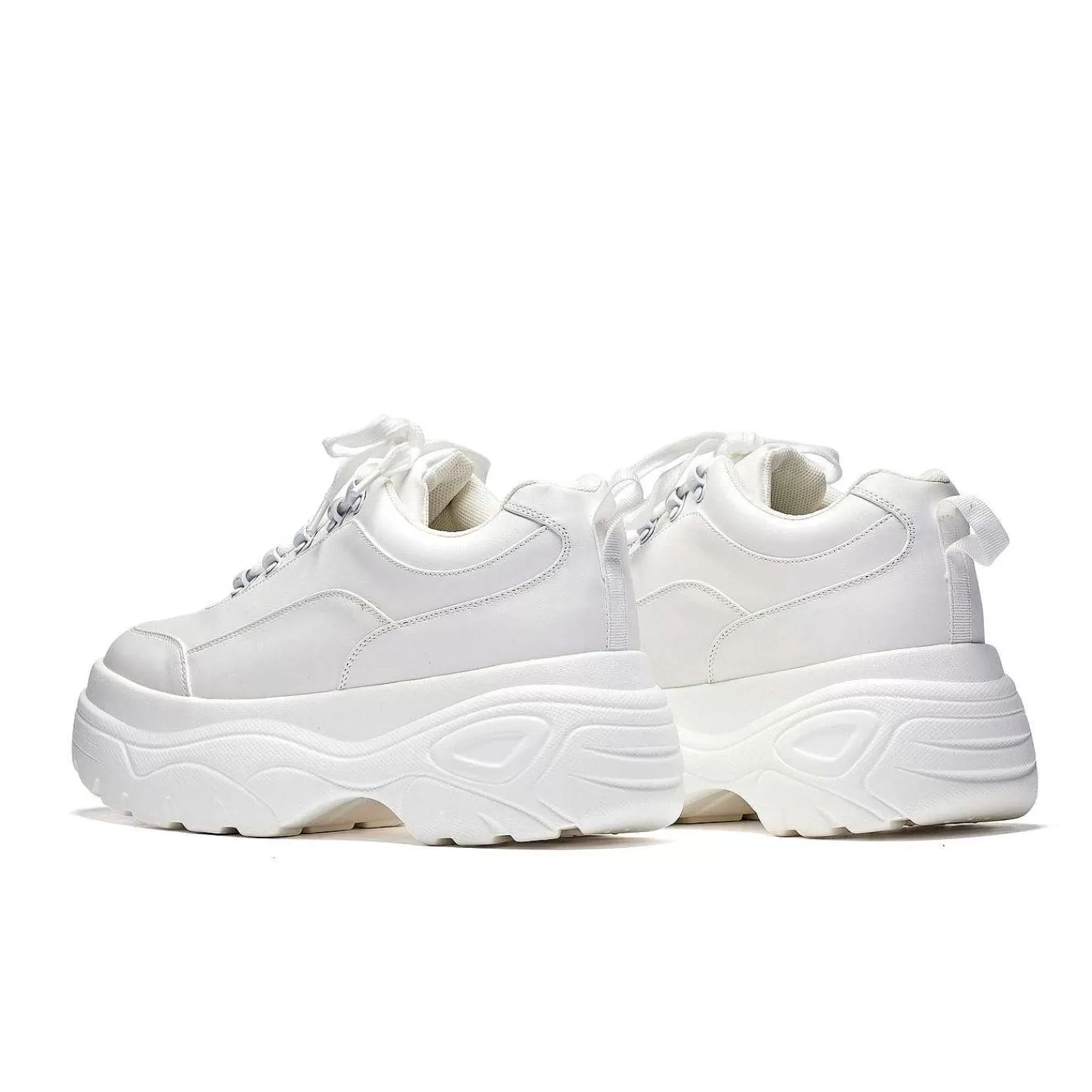 Best Sale Biale Buty Sportowe Jennie Striker Z Masywnymi Babelkami Damskie Gruby Trener