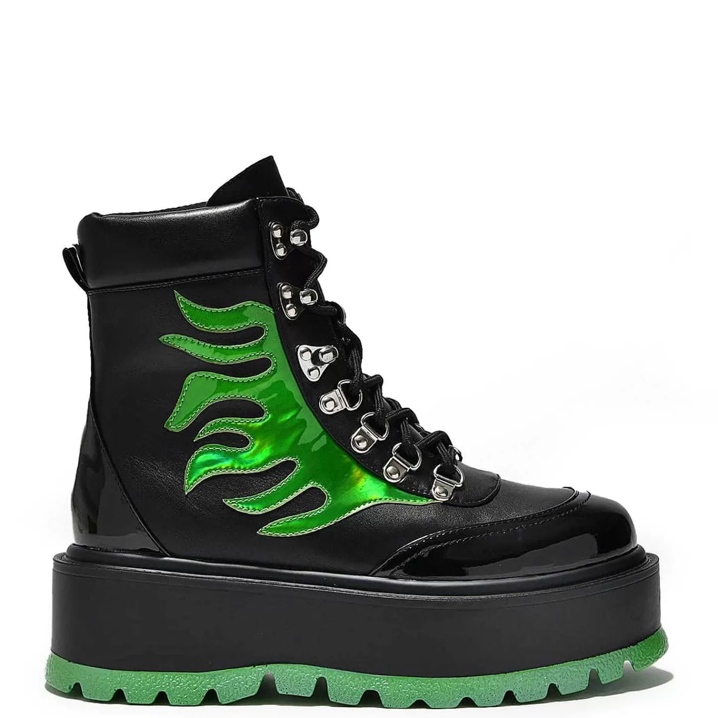 Hot Buty Cha Cha Cha Z Hologramowym Plomieniem Damskie Buty Do Kostki