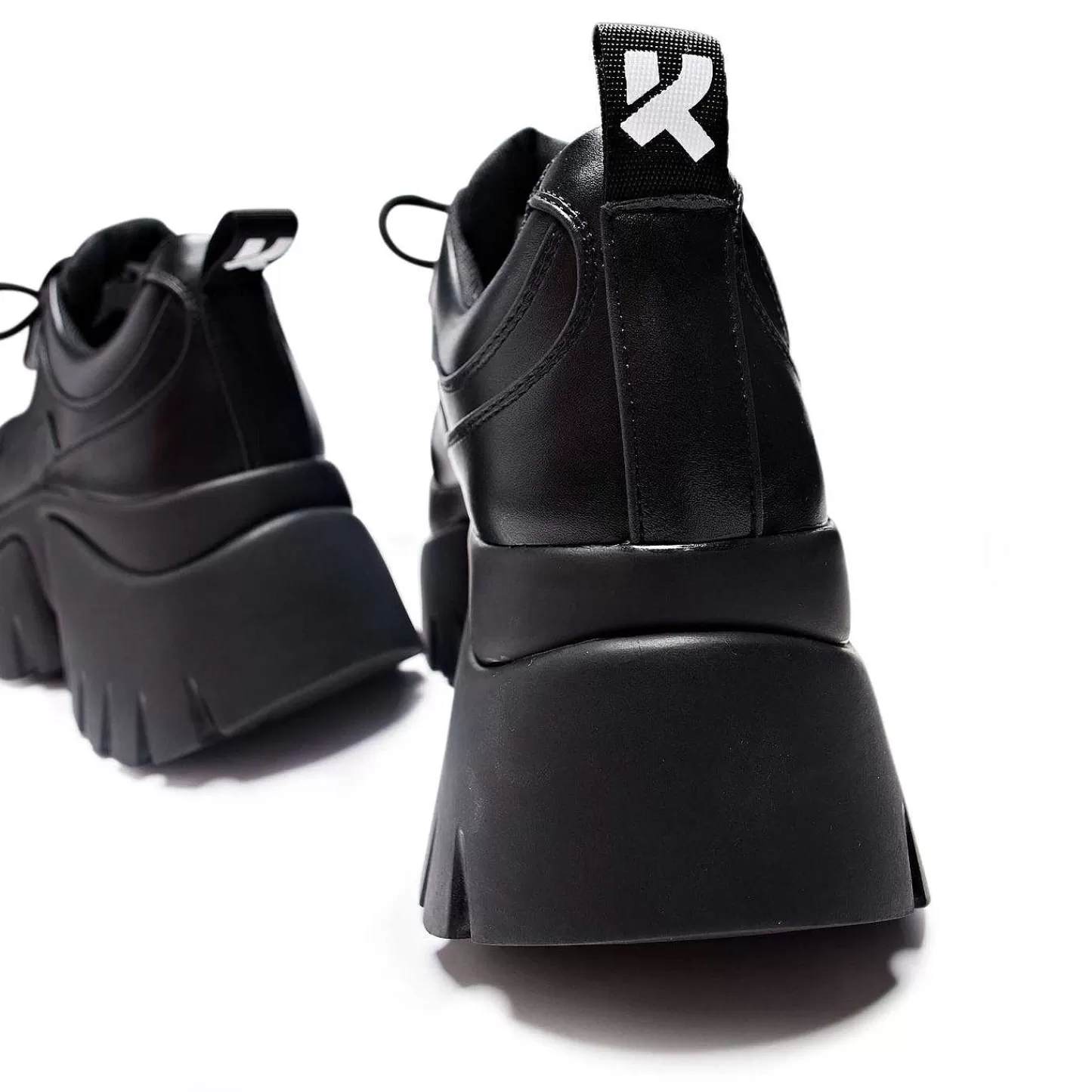 Store Buty Na Platformie Chronicles Vilun Damskie Czarne Trampki