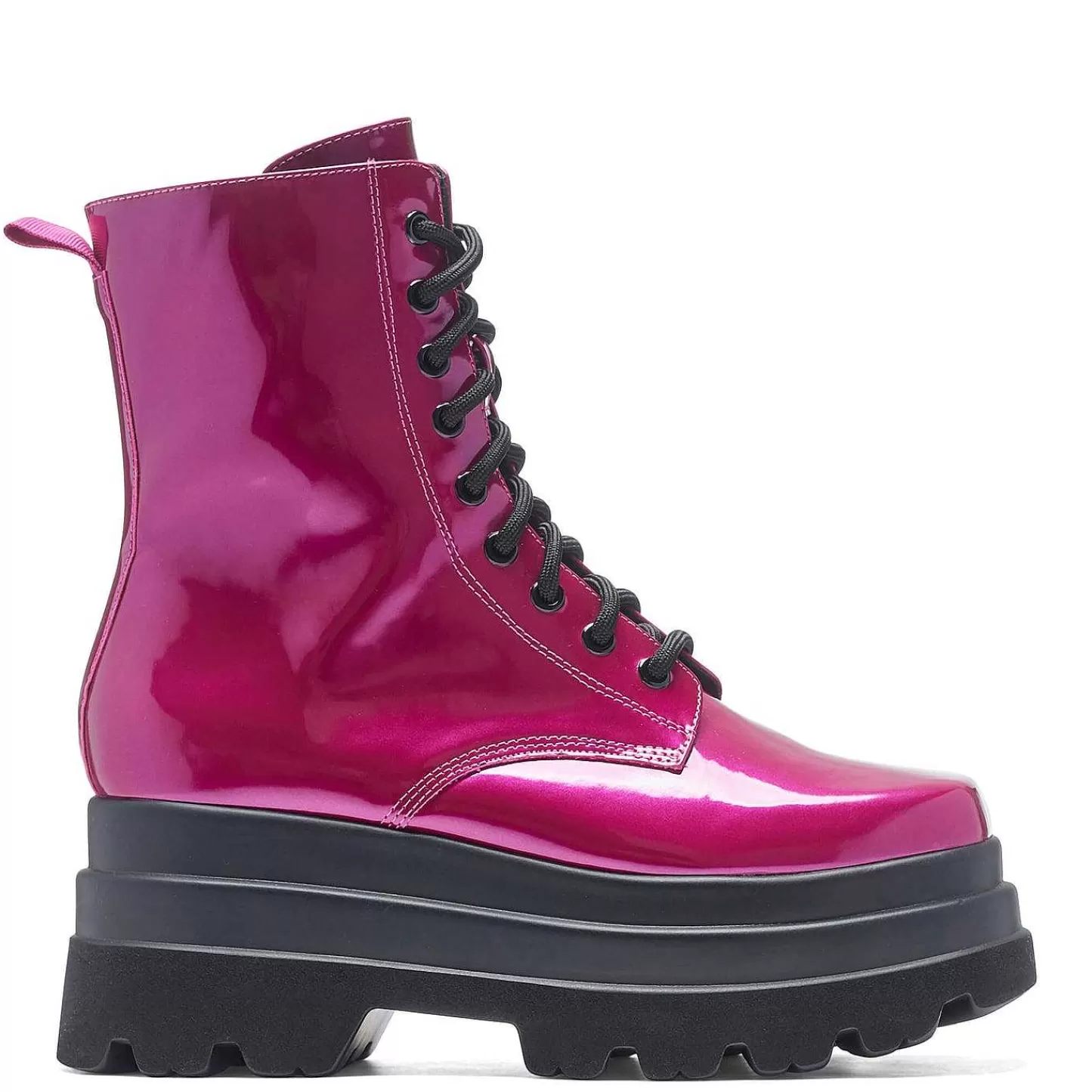 New Buty Na Platformie Deathwatch Trident - Cukierkowy Roz Damskie Buty Do Kostki
