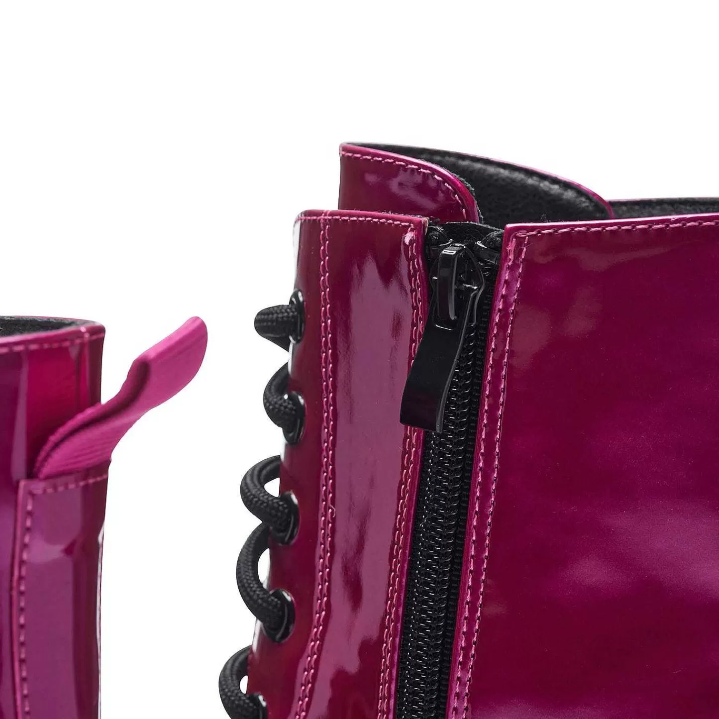 New Buty Na Platformie Deathwatch Trident - Cukierkowy Roz Damskie Buty Do Kostki