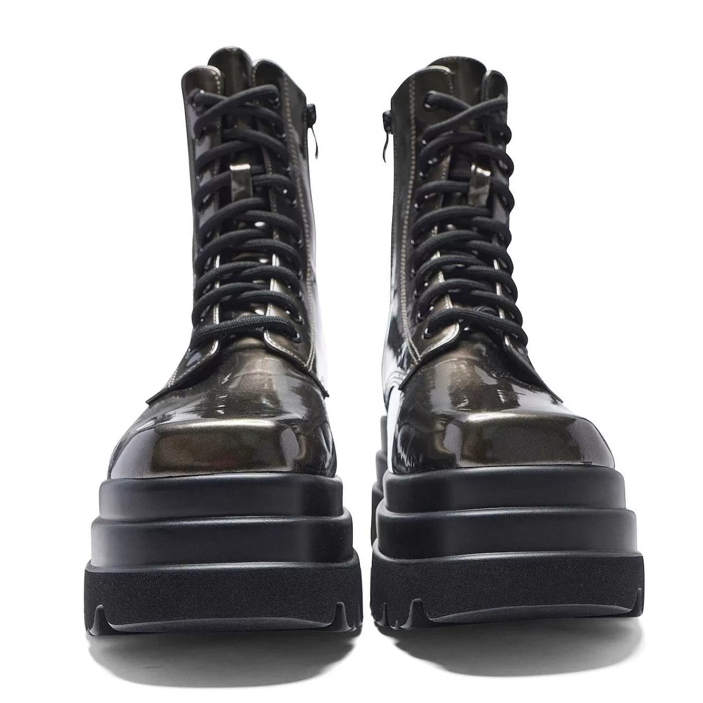 Best Sale Buty Na Platformie Deathwatch Trident Statyczna Szarosc Damskie Buty Platformowe