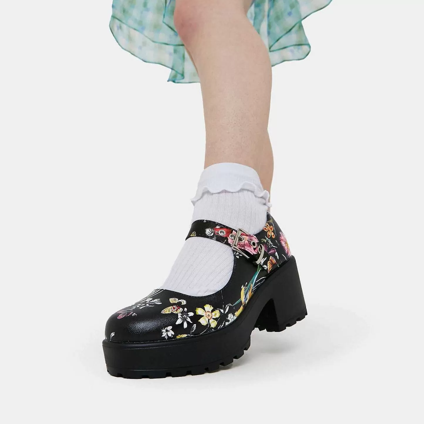 Sale Buty Tira Mary Jane „Edycja Kwiatowa" Damskie Wydrukowano Mary Janes