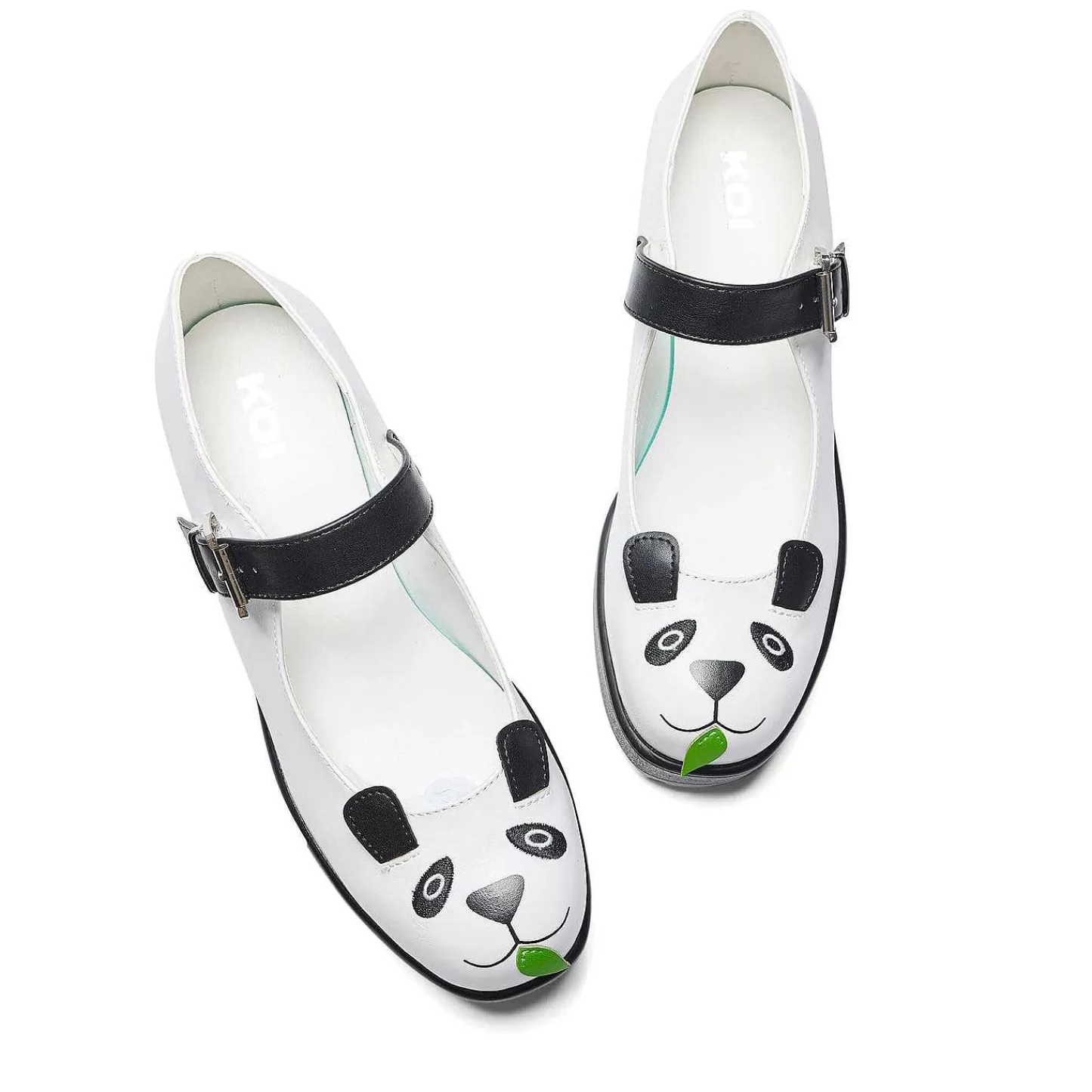 Store Buty Tira Mary Jane „Pondering Panda Edition" Damskie Mary Janes Na Obcasie