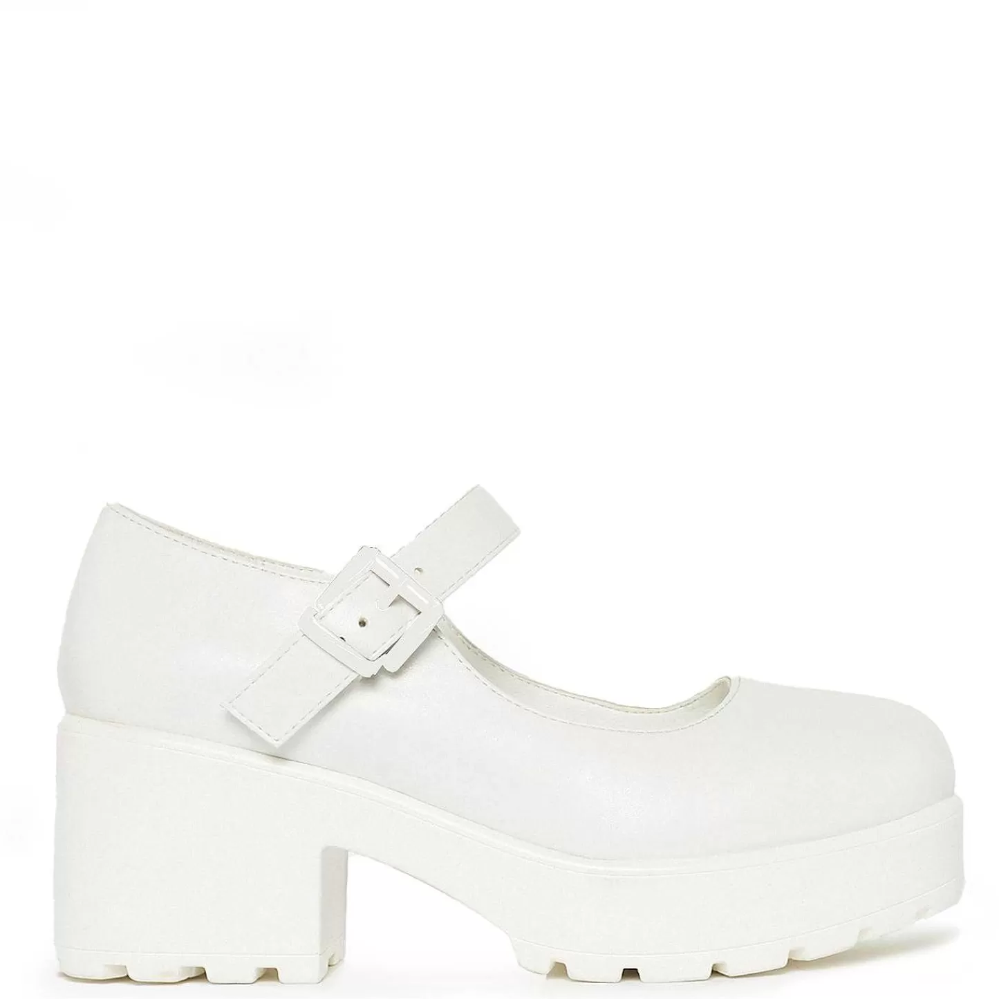Outlet Buty Tira Mary Jane „White Washout Edition" Damskie Maryjane