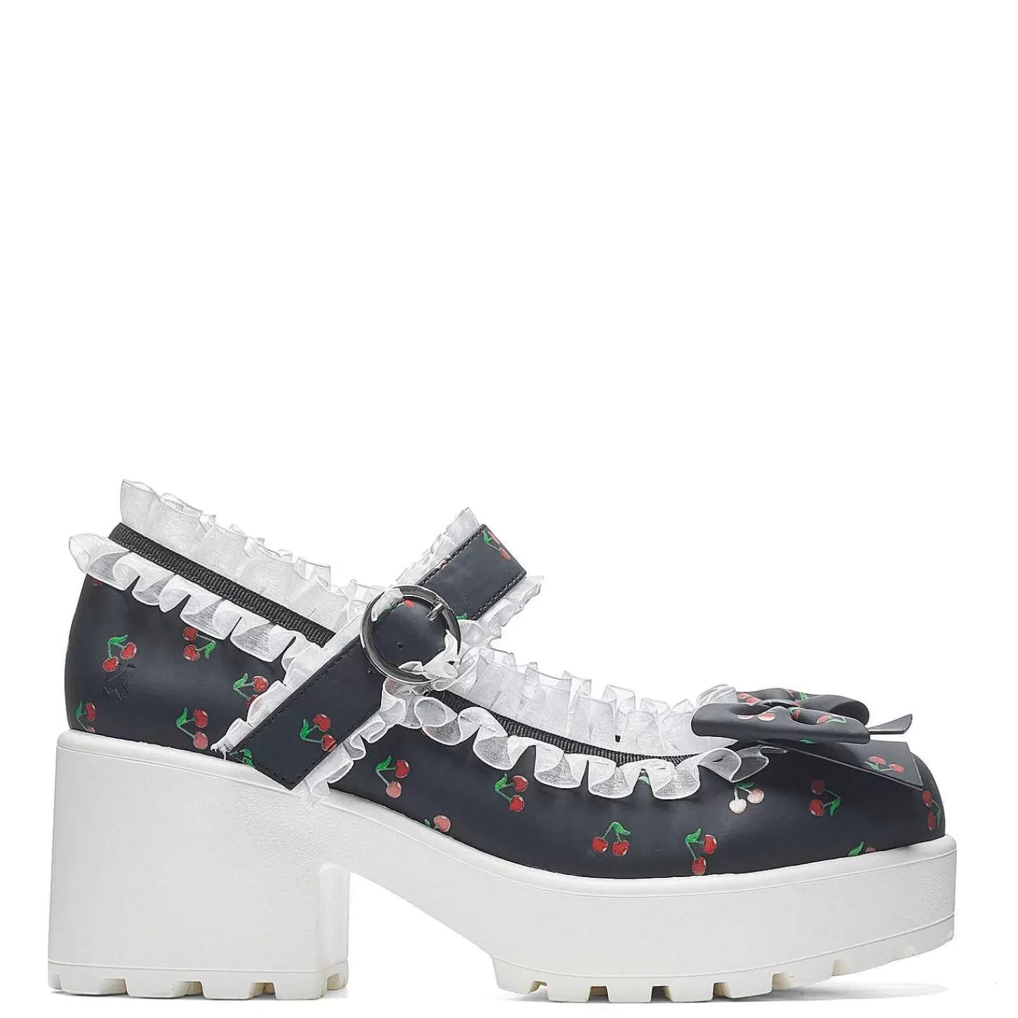 Discount Buty Tira Mary Janes „Black Cherry Bakewell Edition" Damskie Czarnej Mary Janes