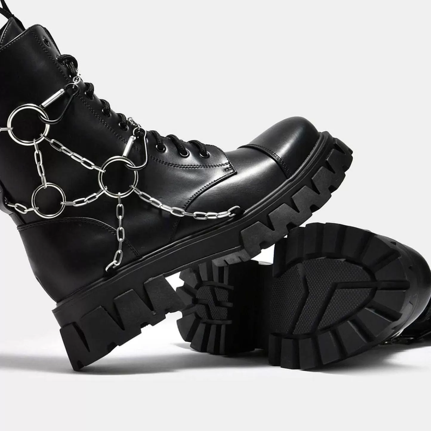 Sale Buty Z Lancuszkiem Cyrus Damskie Rozruch Platformy