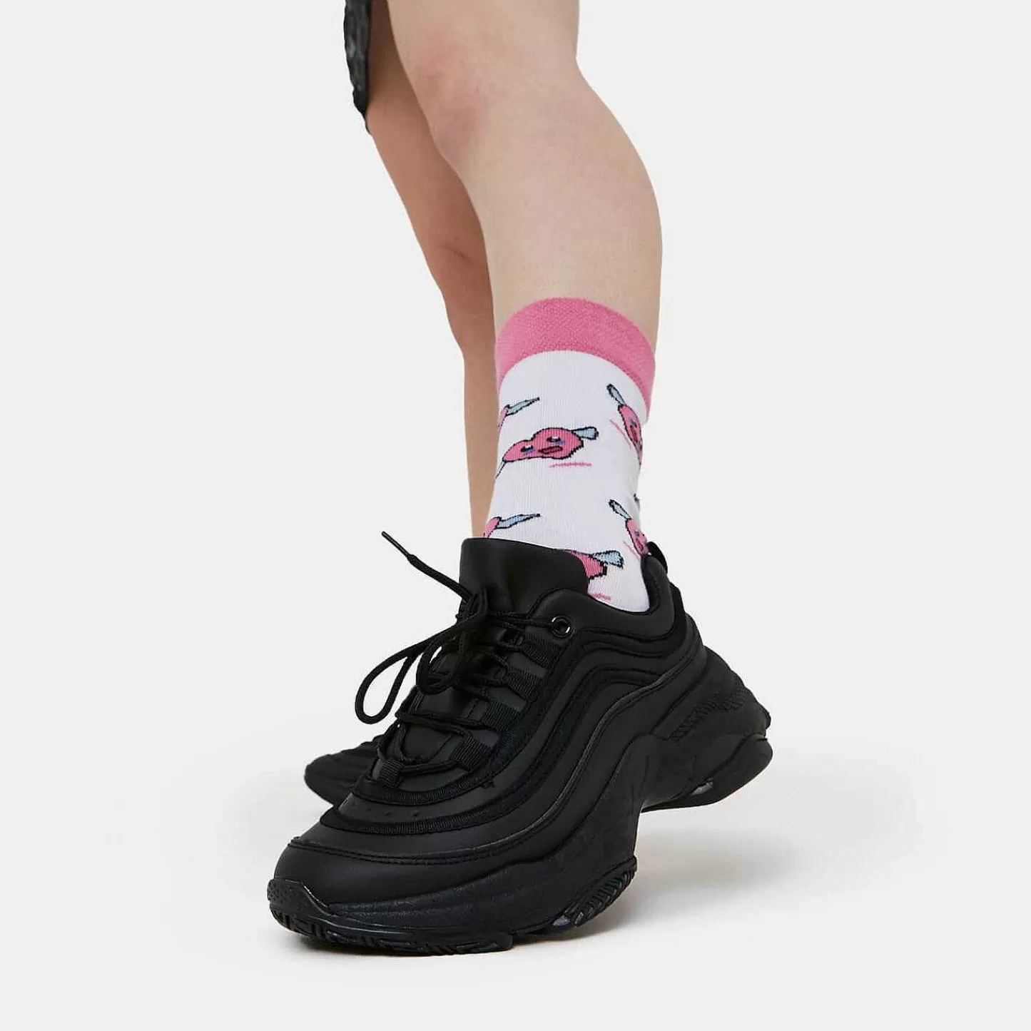 Shop Czarne, Bardzo Masywne Buty Sportowe Lizzies V2 Damskie Gruby Trener