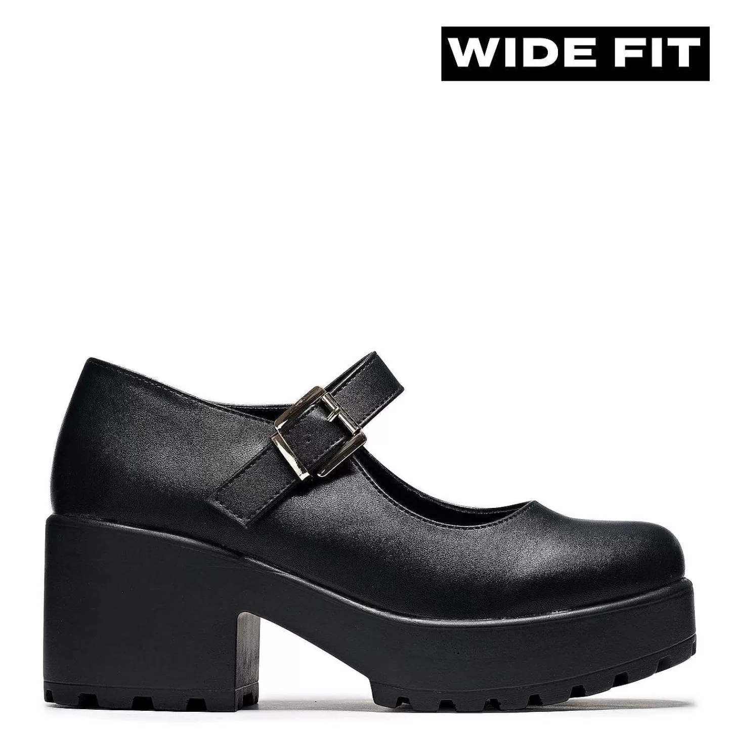 New Czarne Buty Mary Jane Na Grubej Platformie Damskie Mary Janes Na Obcasie