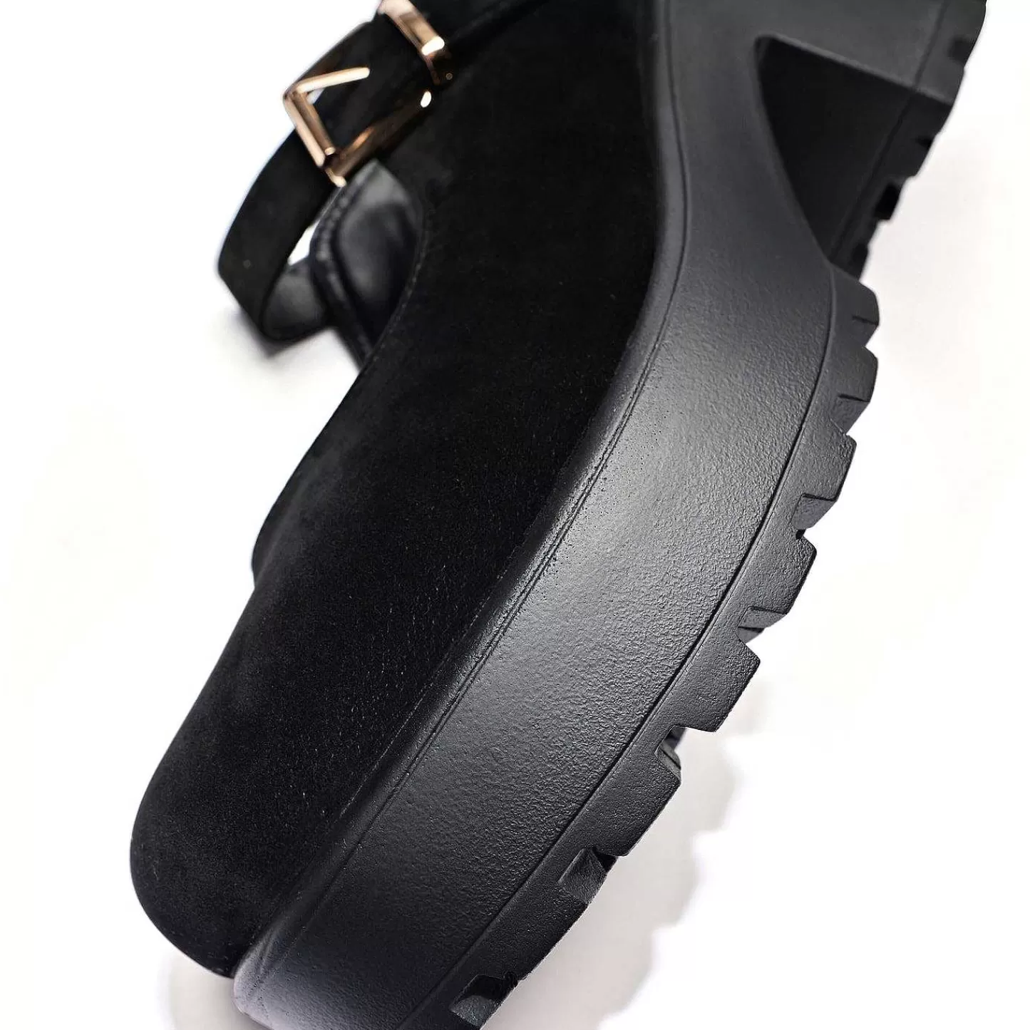 Online Czarne Buty Mary Jane Na Grubej Platformie Damskie Mary Janes Na Obcasie
