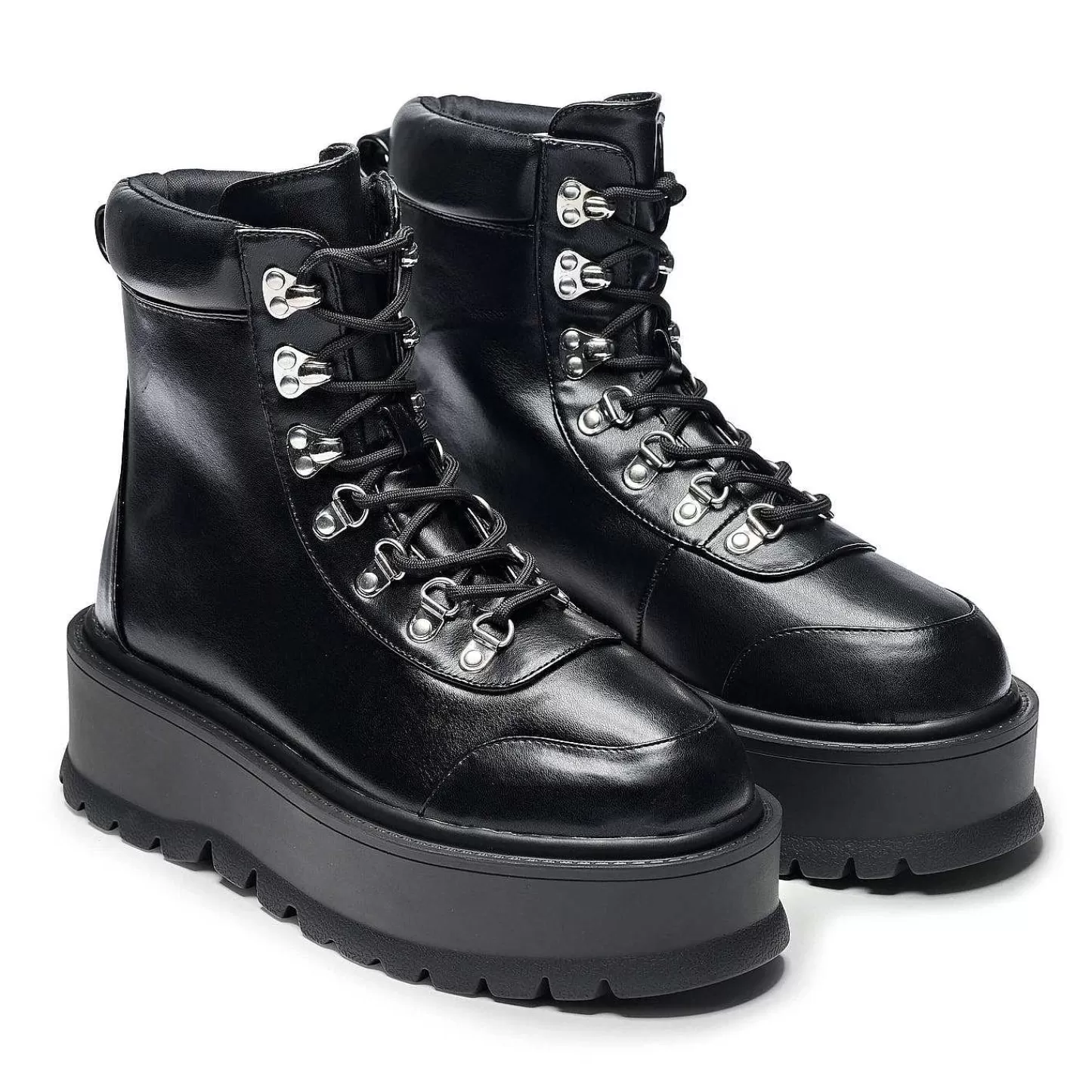 Fashion Czarne Buty Na Platformie Hydra All Matrix Damskie Grube Buty