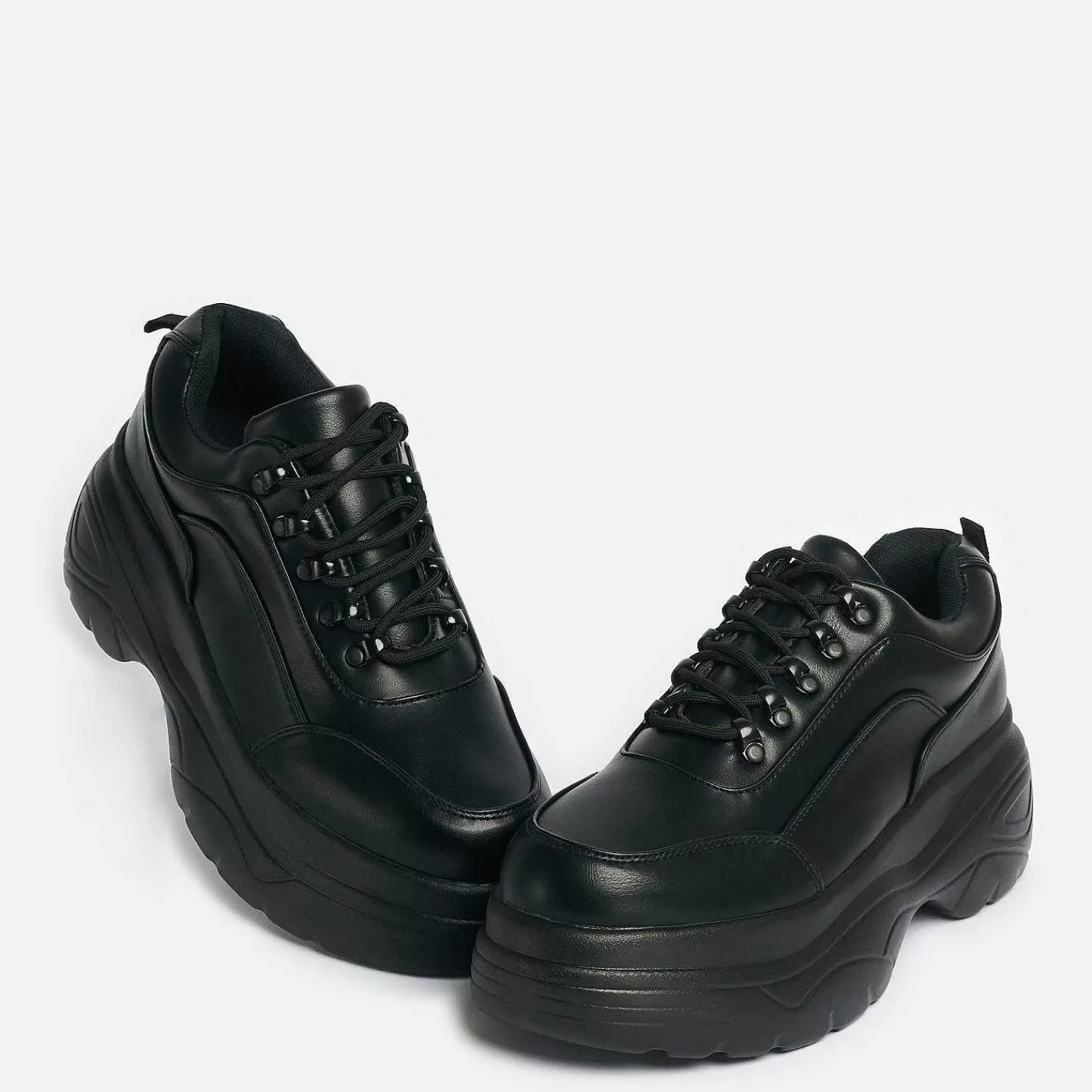 Flash Sale Czarne Buty Sportowe Jennie Striker Z Masywnymi Babelkami Damskie Czarne Trampki