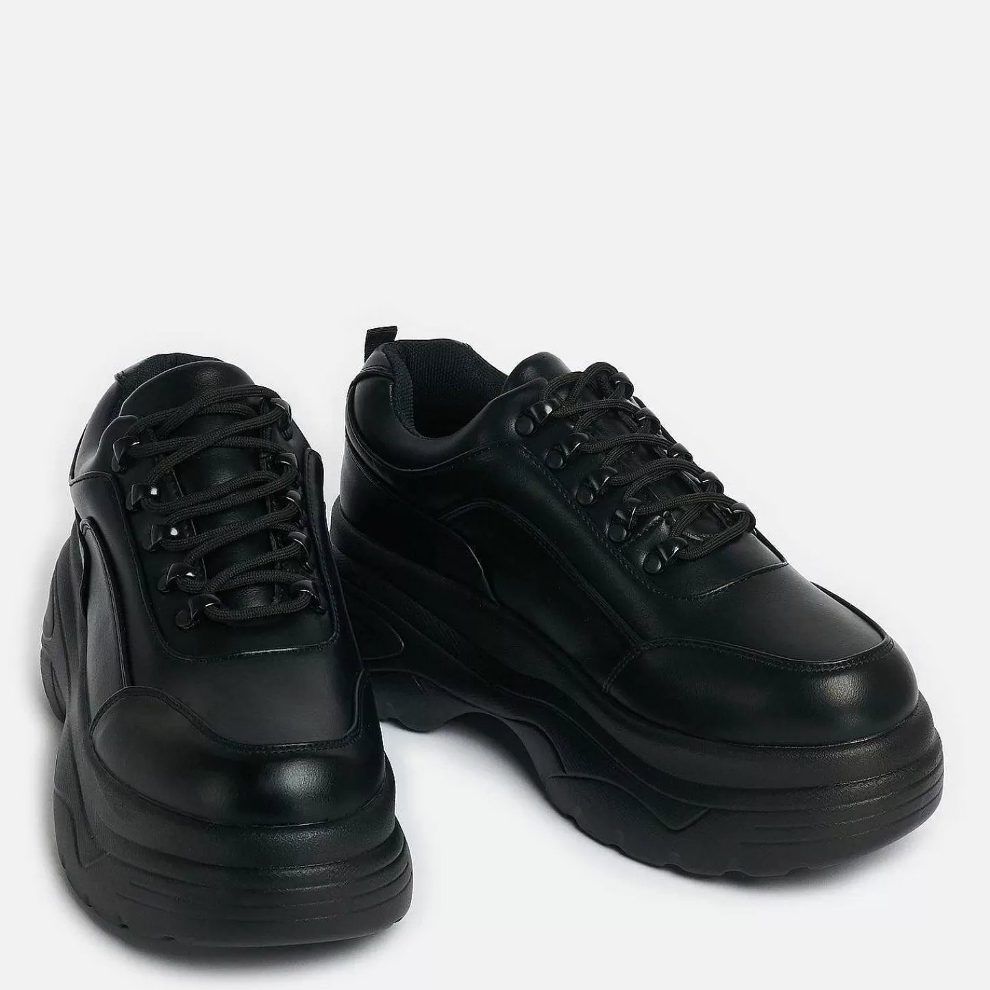 Flash Sale Czarne Buty Sportowe Jennie Striker Z Masywnymi Babelkami Damskie Czarne Trampki