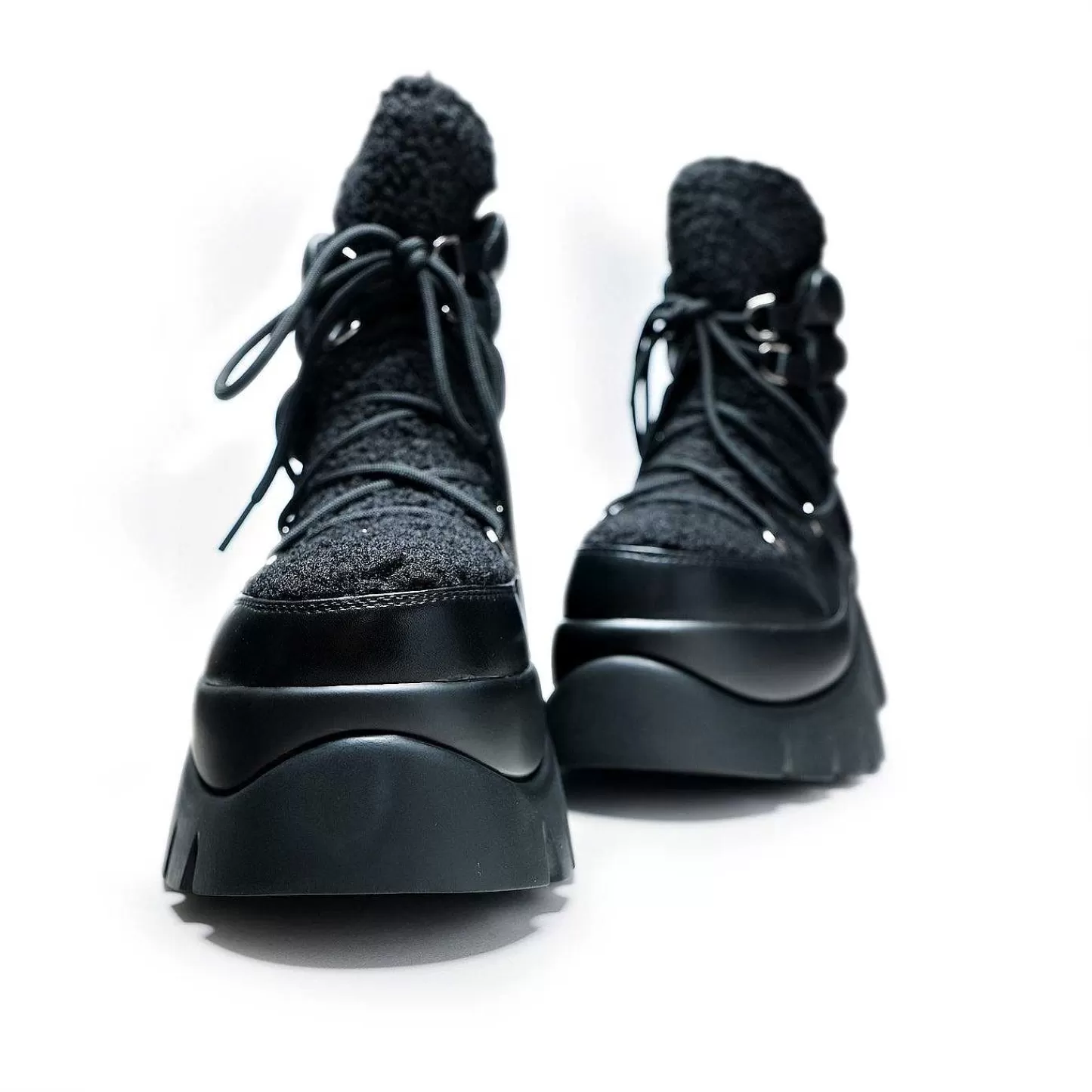 Online Czarne Puszyste Buty Zimowe Vilun | Obuwie Koi Damskie Buty Śnieżne