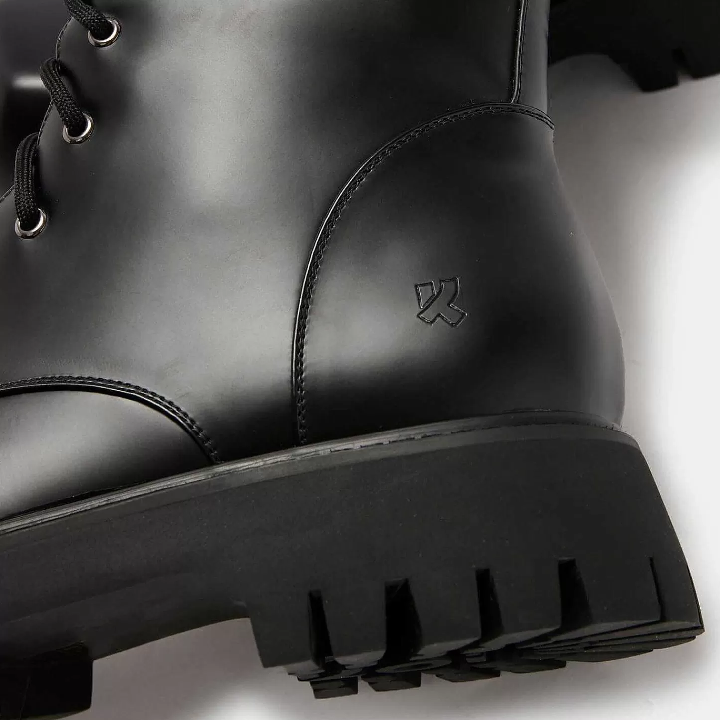 Cheap Czarne, Sznurowane Buty Męskie Gimli Z Kwadratowymi Noskami Męskie Buty Do Kostki
