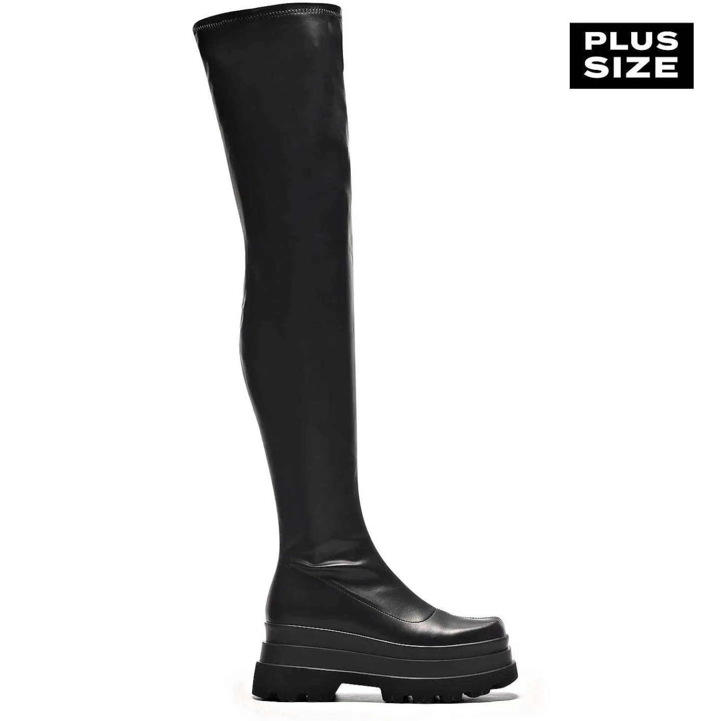 Online Kozaki Za Kolano Elevation Plus Size Damskie Dlugie Buty