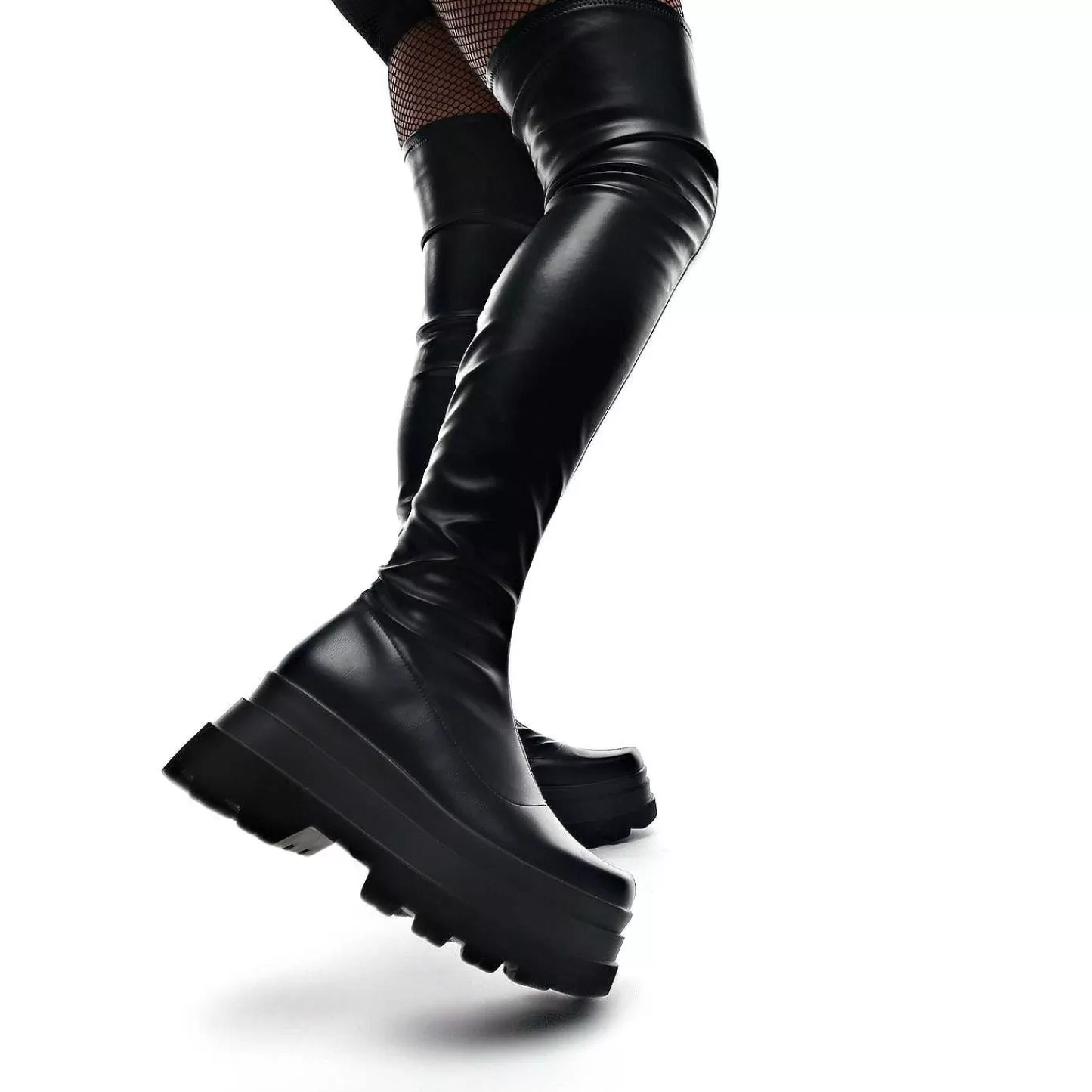 Online Kozaki Za Kolano Elevation Plus Size Damskie Dlugie Buty
