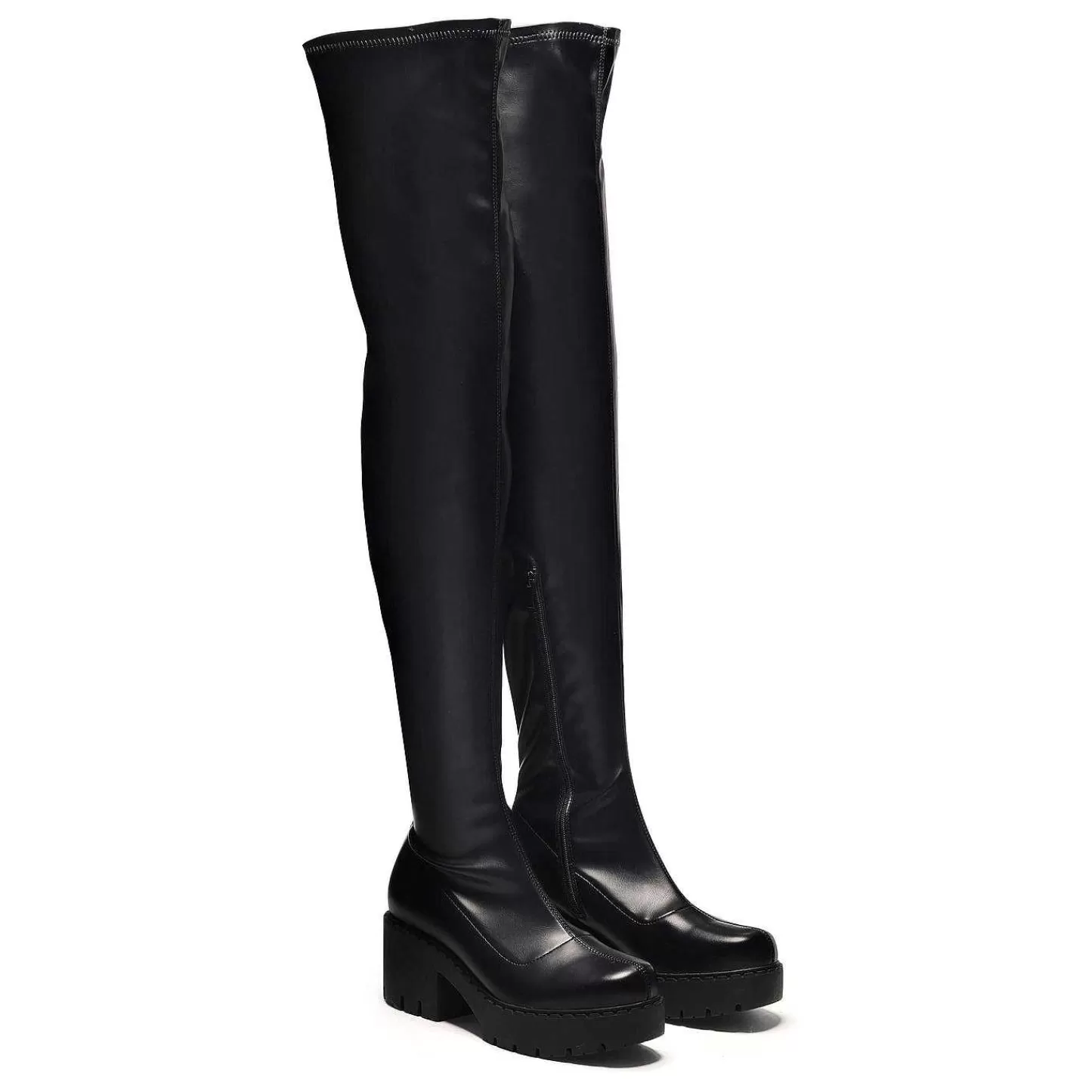 Cheap Kozaki Za Kolano Harmony W Duzych Rozmiarach Damskie Grube Buty