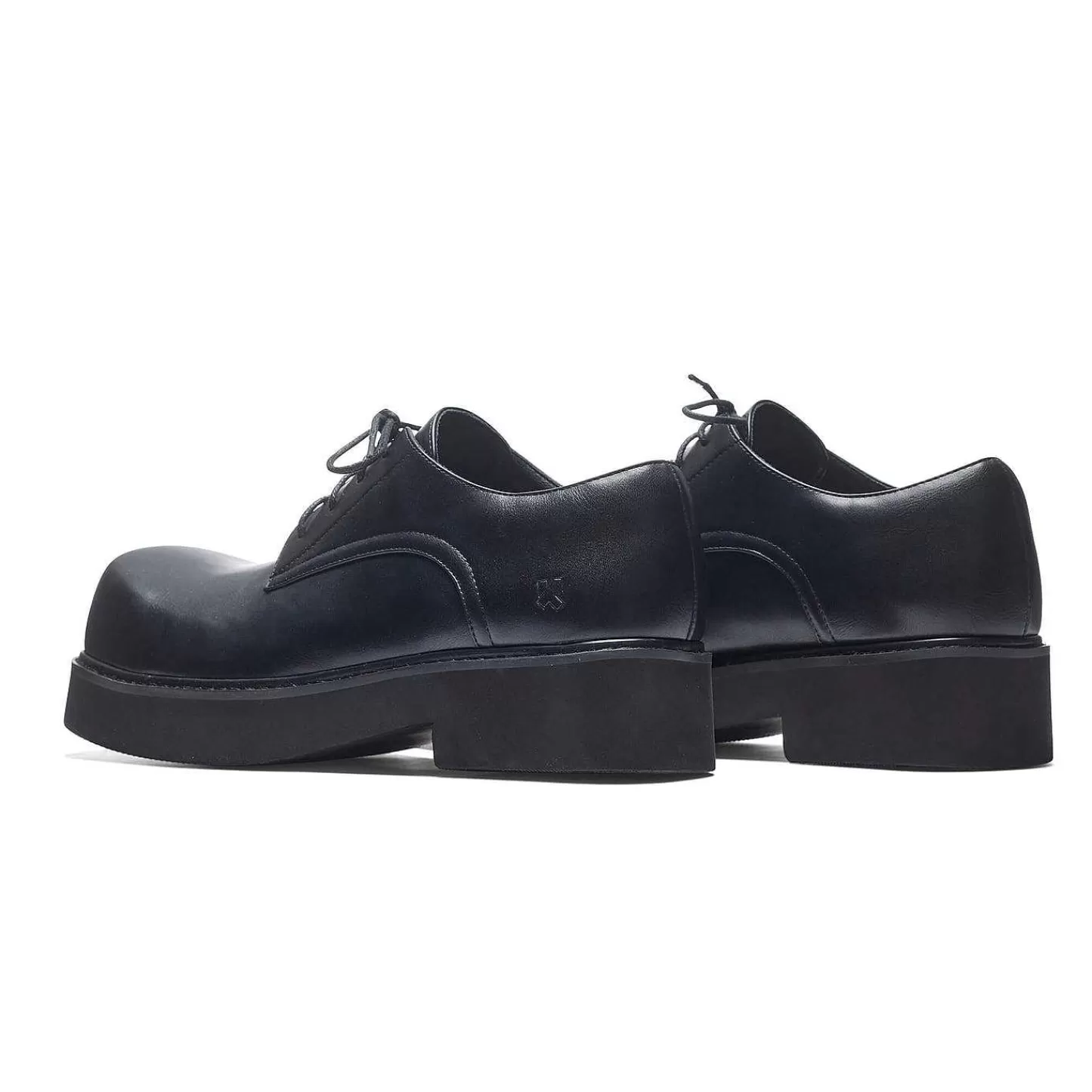 Online Męskie Buty Derby 400% Oversize - Czarne Męskie Zasznurować