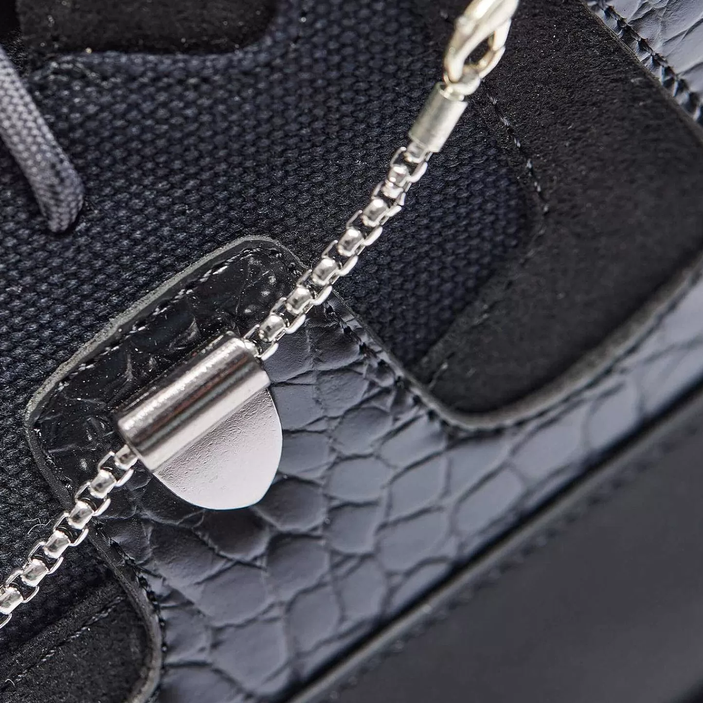 Flash Sale Męskie Buty Turystyczne The Koi Reaper - Ebony Croc Męskie Buty Do Kostki