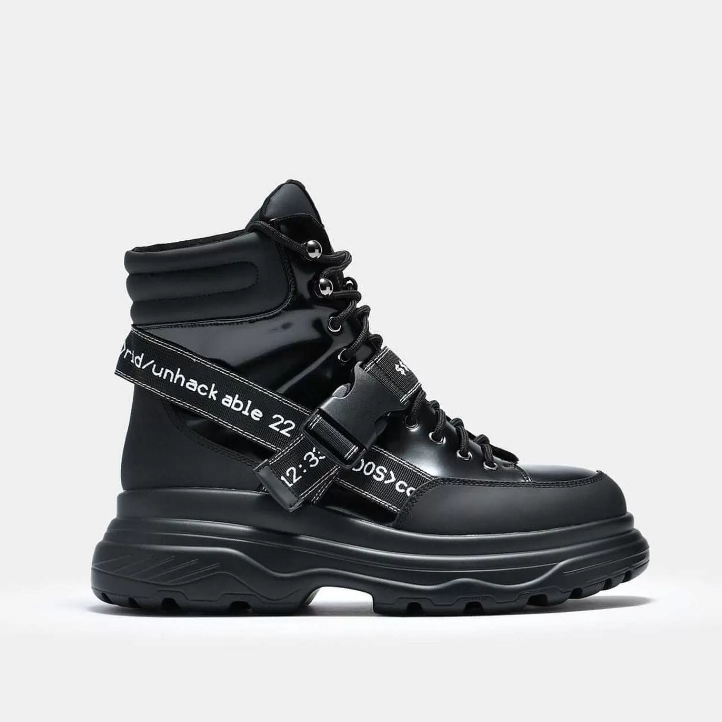 Best Sale Męskie Czarne Buty Trail Cypher Męskie Buty Motocyklowe