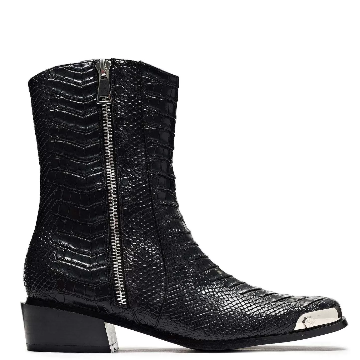 Cheap Męskie Kowbojki Higher Outlaws Z Wezem Weglowym Męskie Buty Na Obcasie