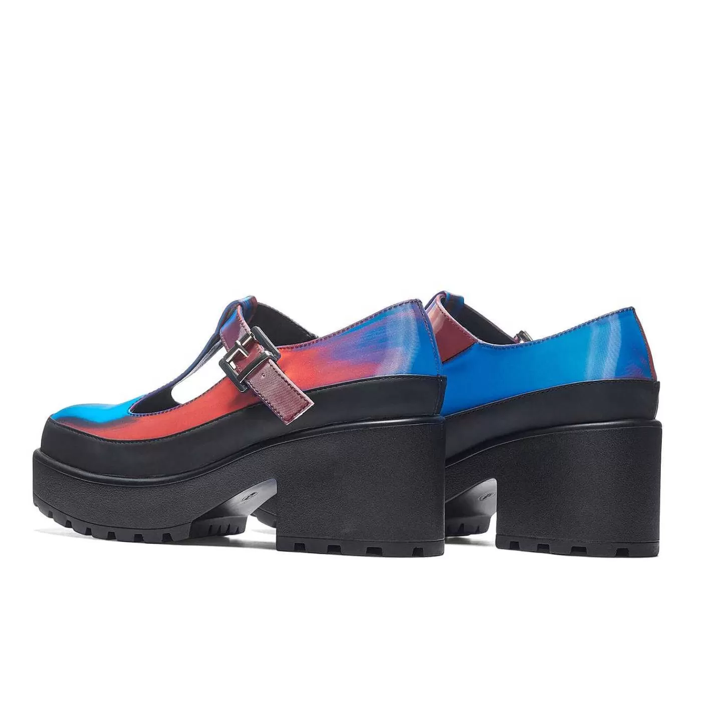 Fashion Opalizujace Buty Mary Jane Sai „Edycja Baniek Mydlanych" Damskie Kolorowe Mary Janes
