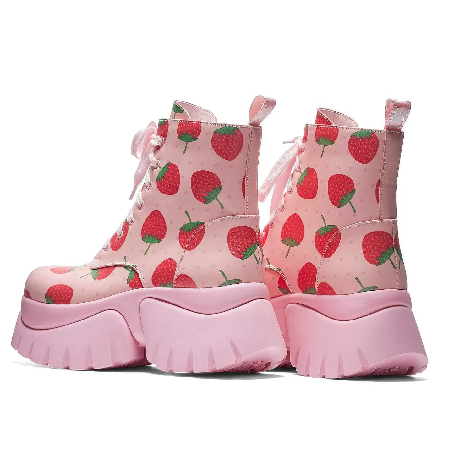 Cheap Rozowe Buty Vilun W Kolorze Truskawkowego Ciasta Damskie Buty Do Kostki
