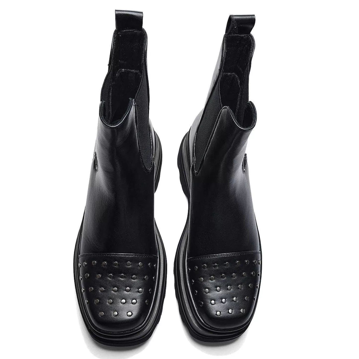 New Sztyblety Silence Studded Trident - Czarne | Obuwie Koi Damskie Buty Platformowe