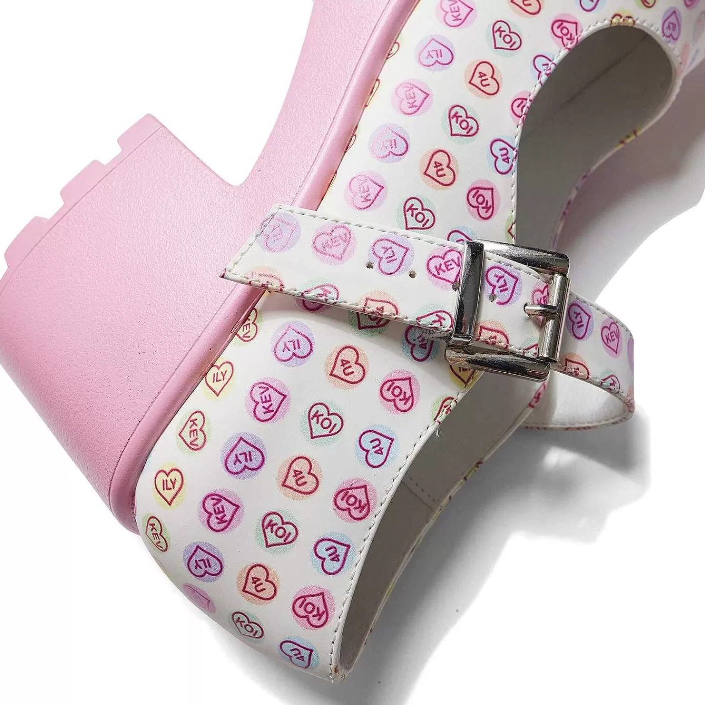 Shop Tira Mary Janes „Koi Love Hearts Edition" Damskie Kolorowe Mary Janes