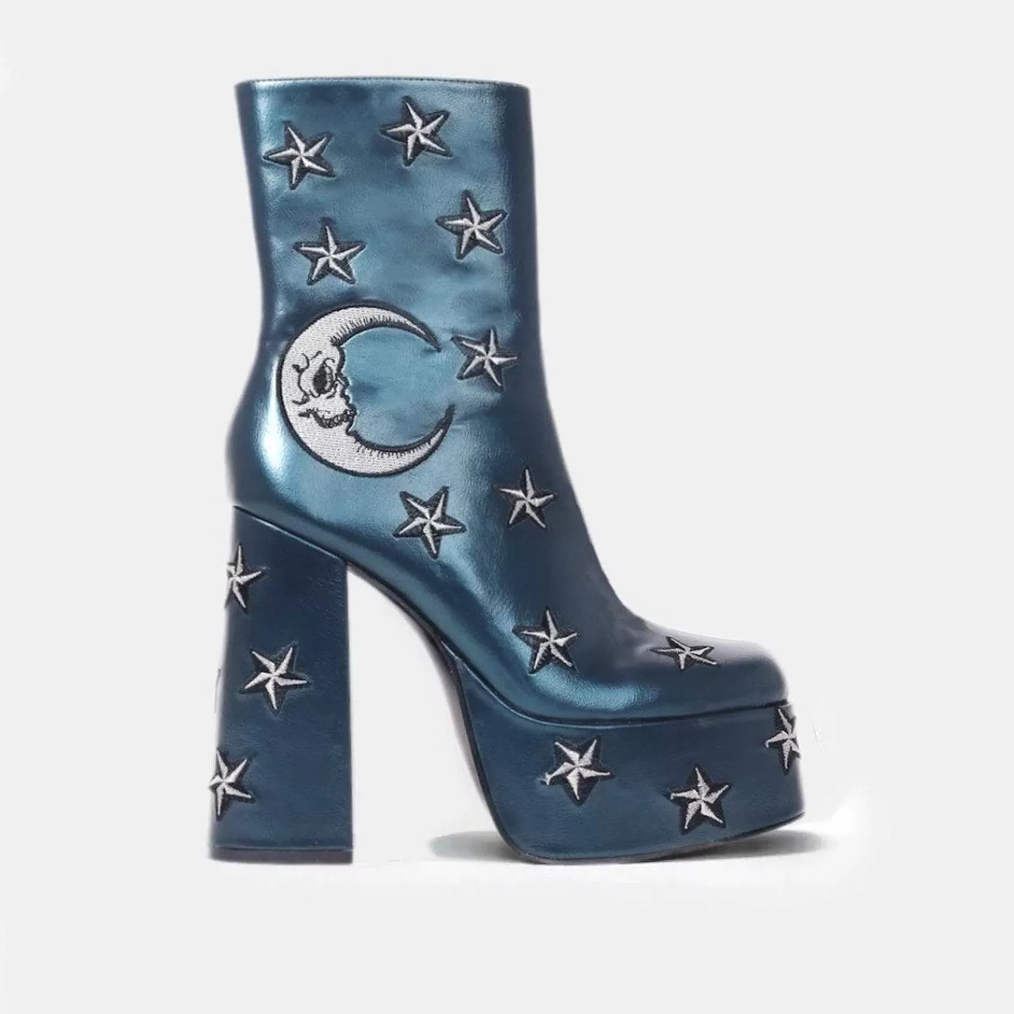 Outlet Turkusowe Buty Na Obcasie Dreams Of Mooncraft Damskie Buty Na Obcasie