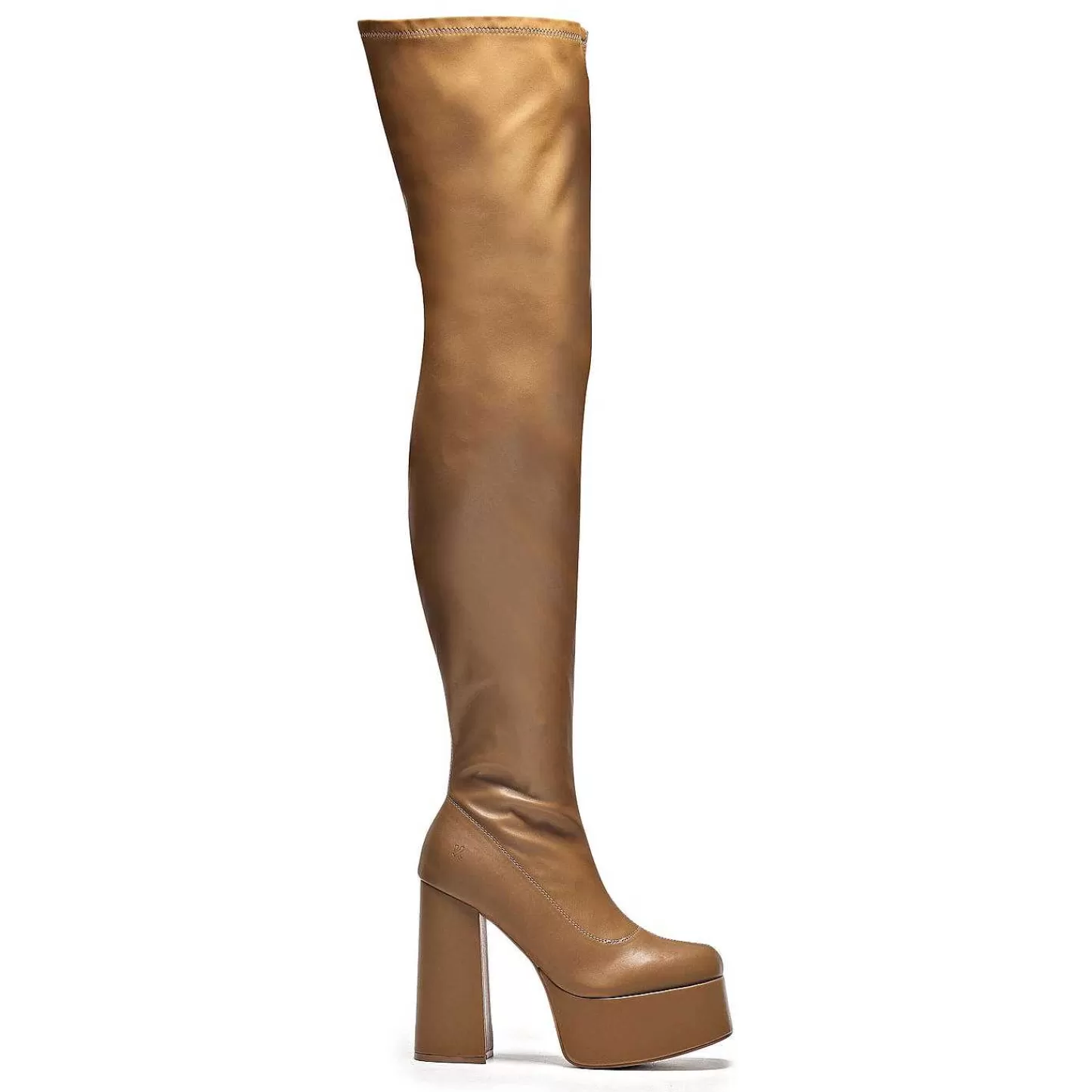 Cheap Wysokie Buty Za Kolano The Redemption Khaki Damskie Rozruch Platformy