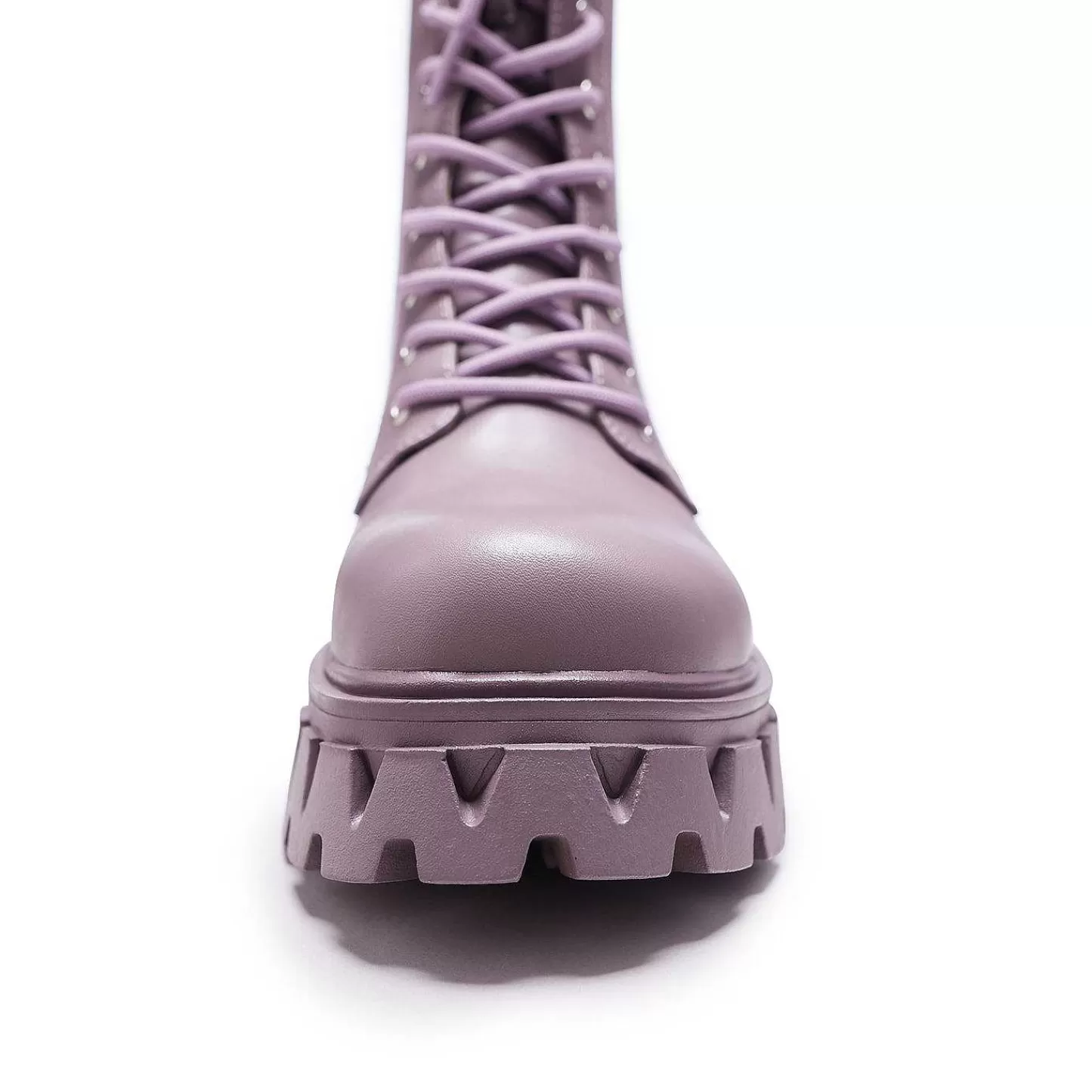Store Wysokie Sznurowane Botki Siren - Berry Damskie Buty Na Lydke